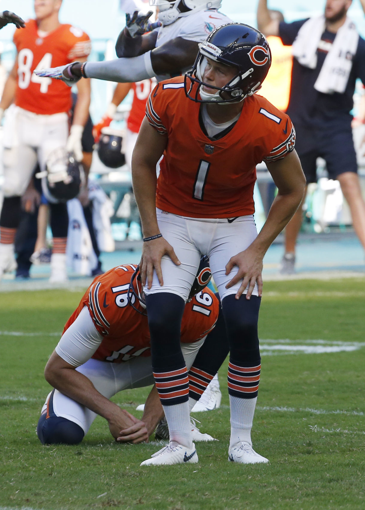 3. Parkey thanked defensive end Akiem Hicks and his teammates for standing up for him after the game and on Monday when the Bears were cleaning out their lockers.